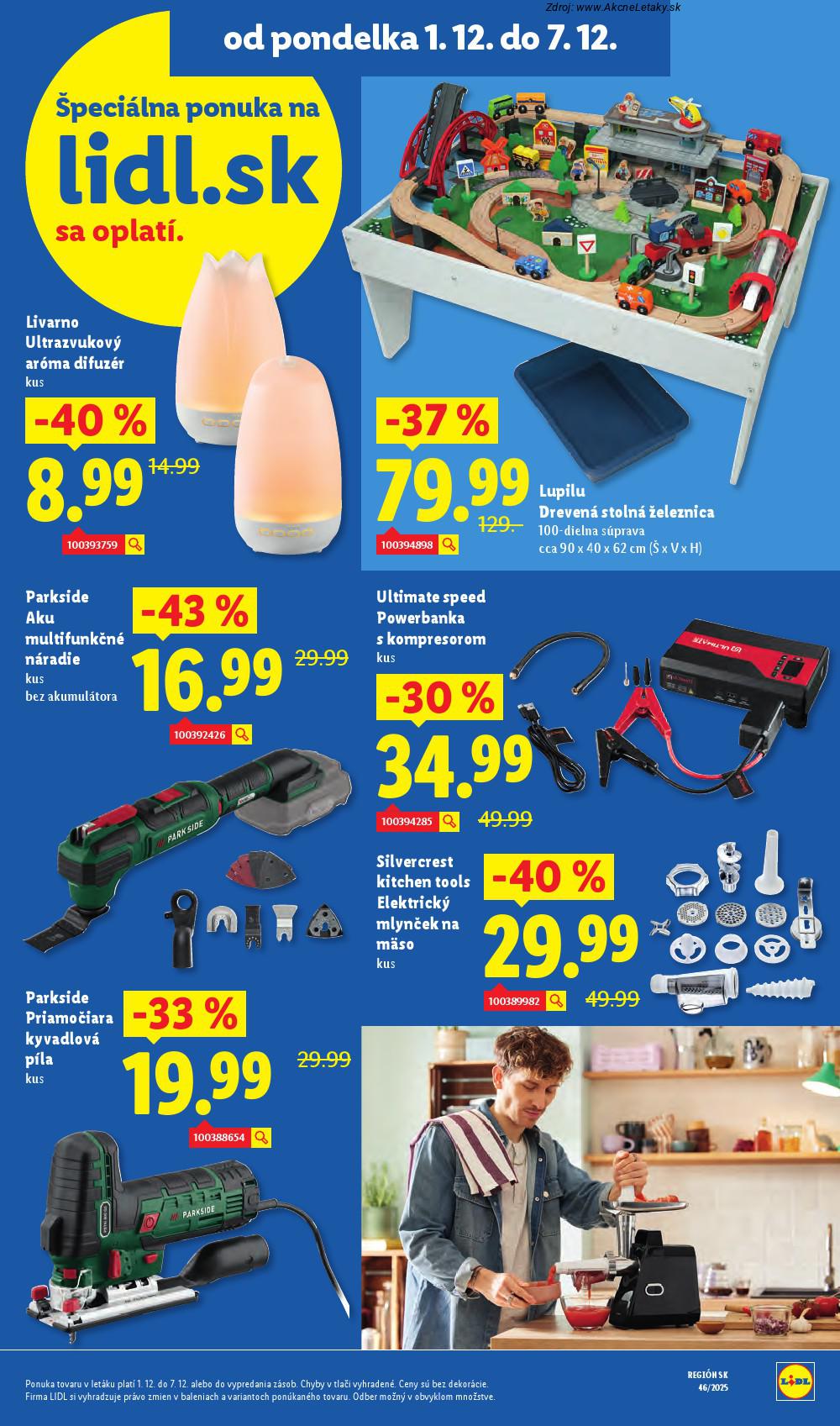Leták Lidl (1. 12. - 7. 12. 2025) - strana 59 z 100