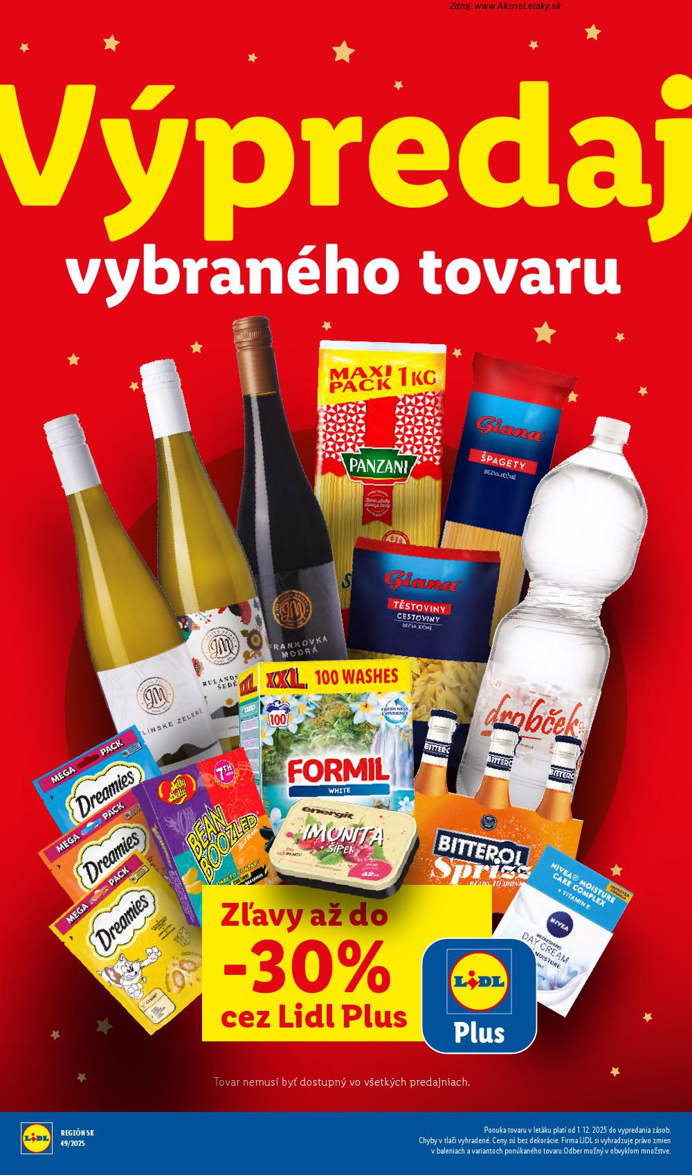 Leták Lidl (1. 12. - 7. 12. 2025) - strana 62 z 100