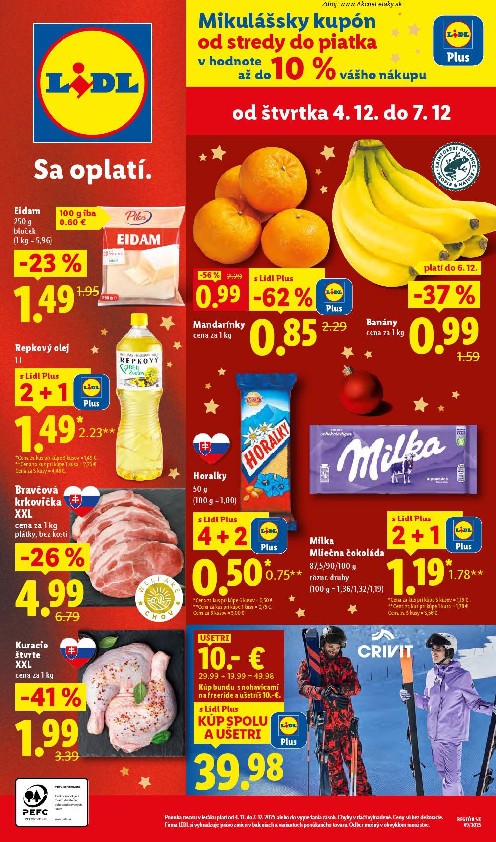 Leták Lidl (1. 12. - 7. 12. 2025) - strana 63 z 100