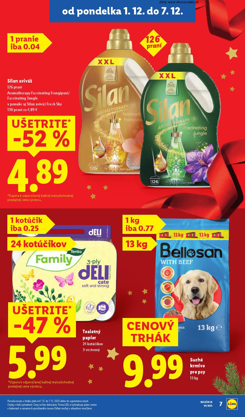 Leták Lidl (1. 12. - 7. 12. 2025) - strana 7 z 100