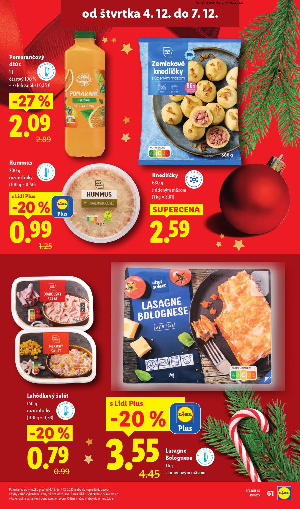 Leták Lidl (1. 12. - 7. 12. 2025) - strana 73 z 100