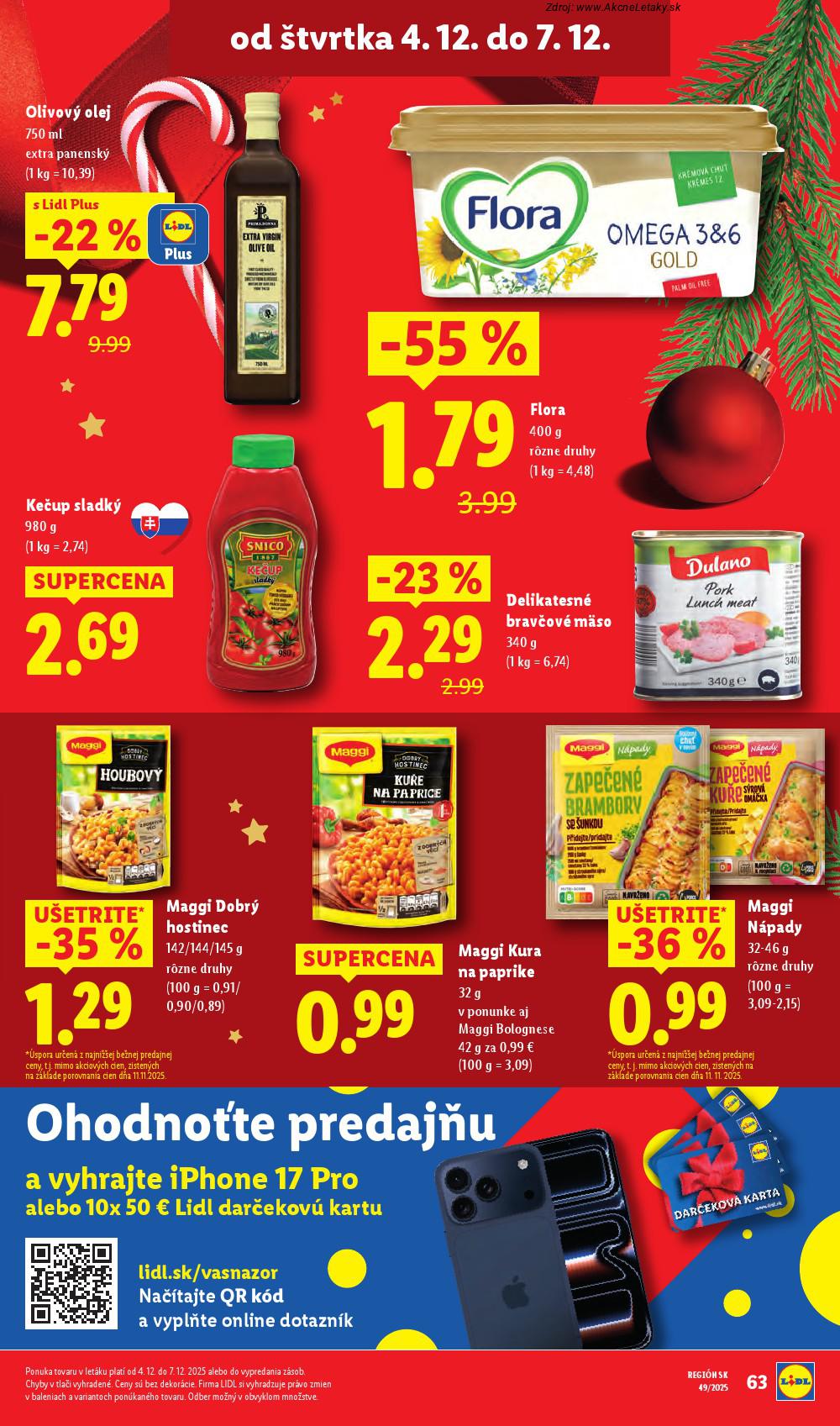 Leták Lidl (1. 12. - 7. 12. 2025) - strana 75 z 100
