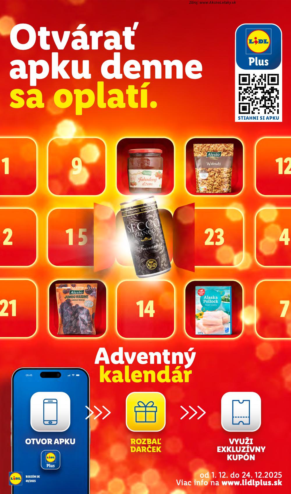 Leták Lidl (8. 12. - 14. 12. 2025) - strana 46 z 103