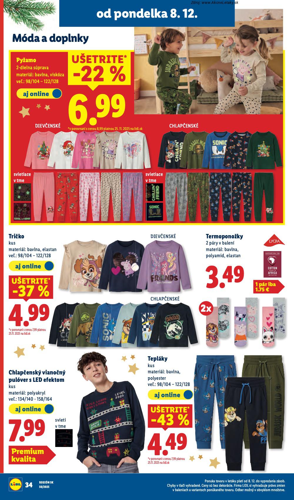Leták Lidl (8. 12. - 14. 12. 2025) - strana 50 z 103