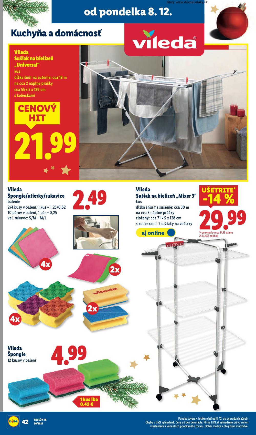 Leták Lidl (8. 12. - 14. 12. 2025) - strana 59 z 103