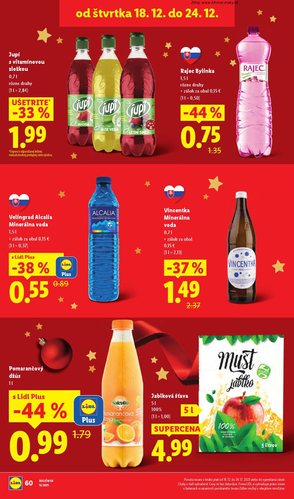 Leták Lidl (18. 12. - 24. 12. 2025) - strana 10 z 39