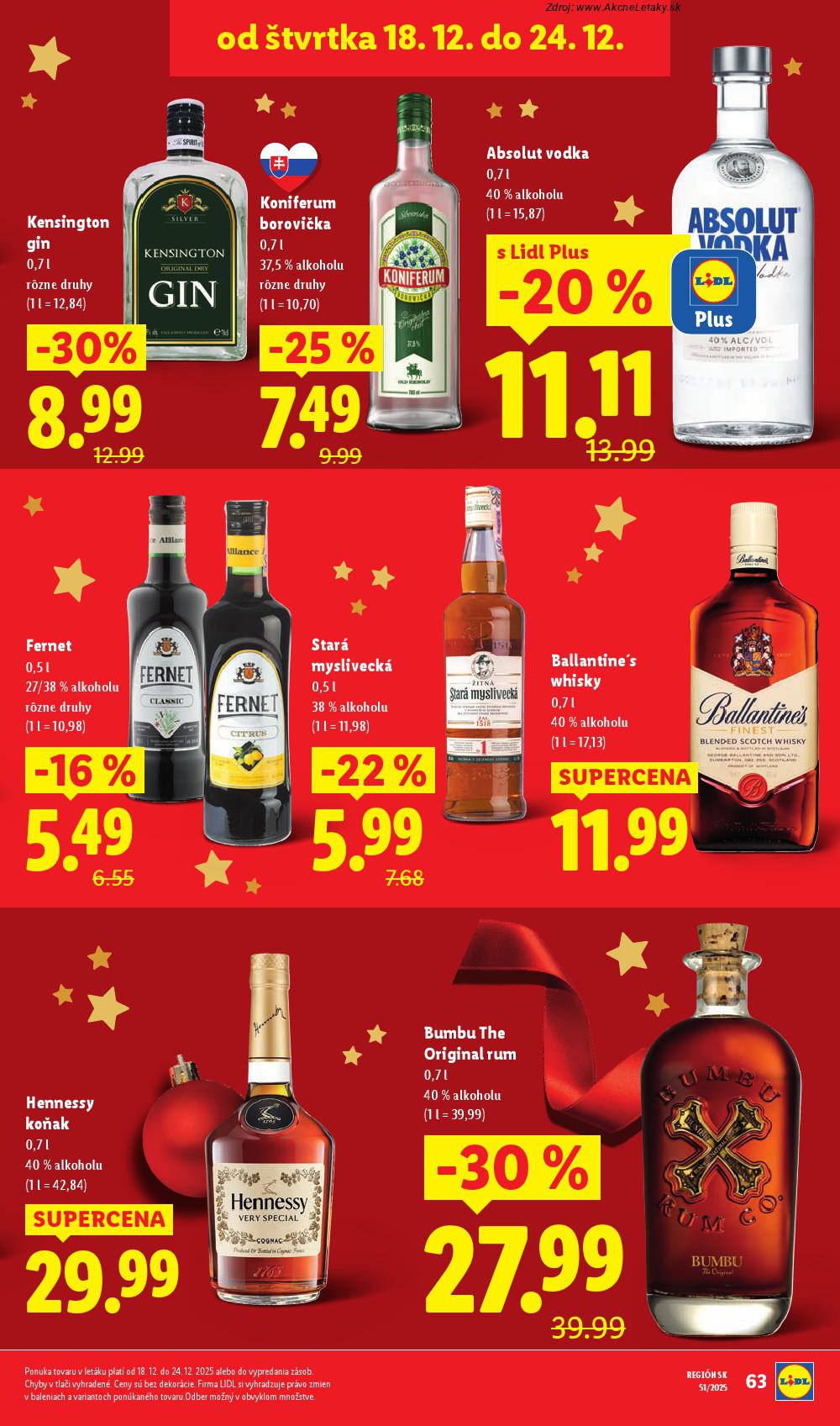 Leták Lidl (18. 12. - 24. 12. 2025) - strana 13 z 39