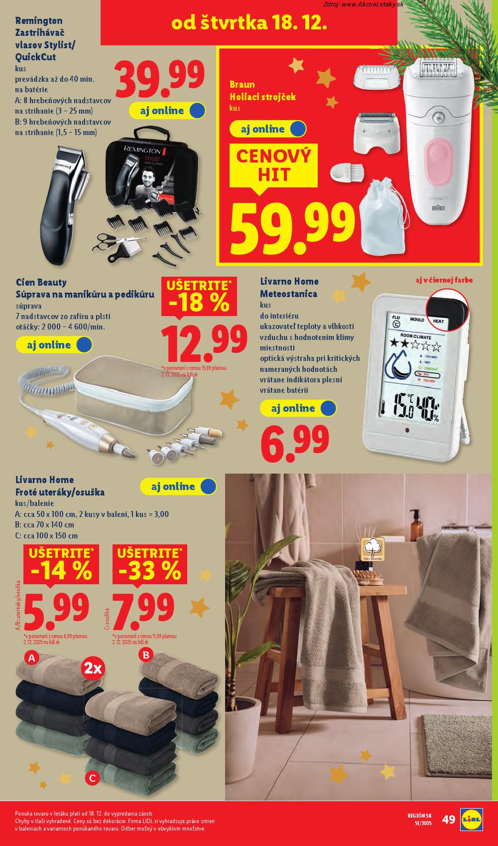 Leták Lidl (18. 12. - 24. 12. 2025) - strana 23 z 39