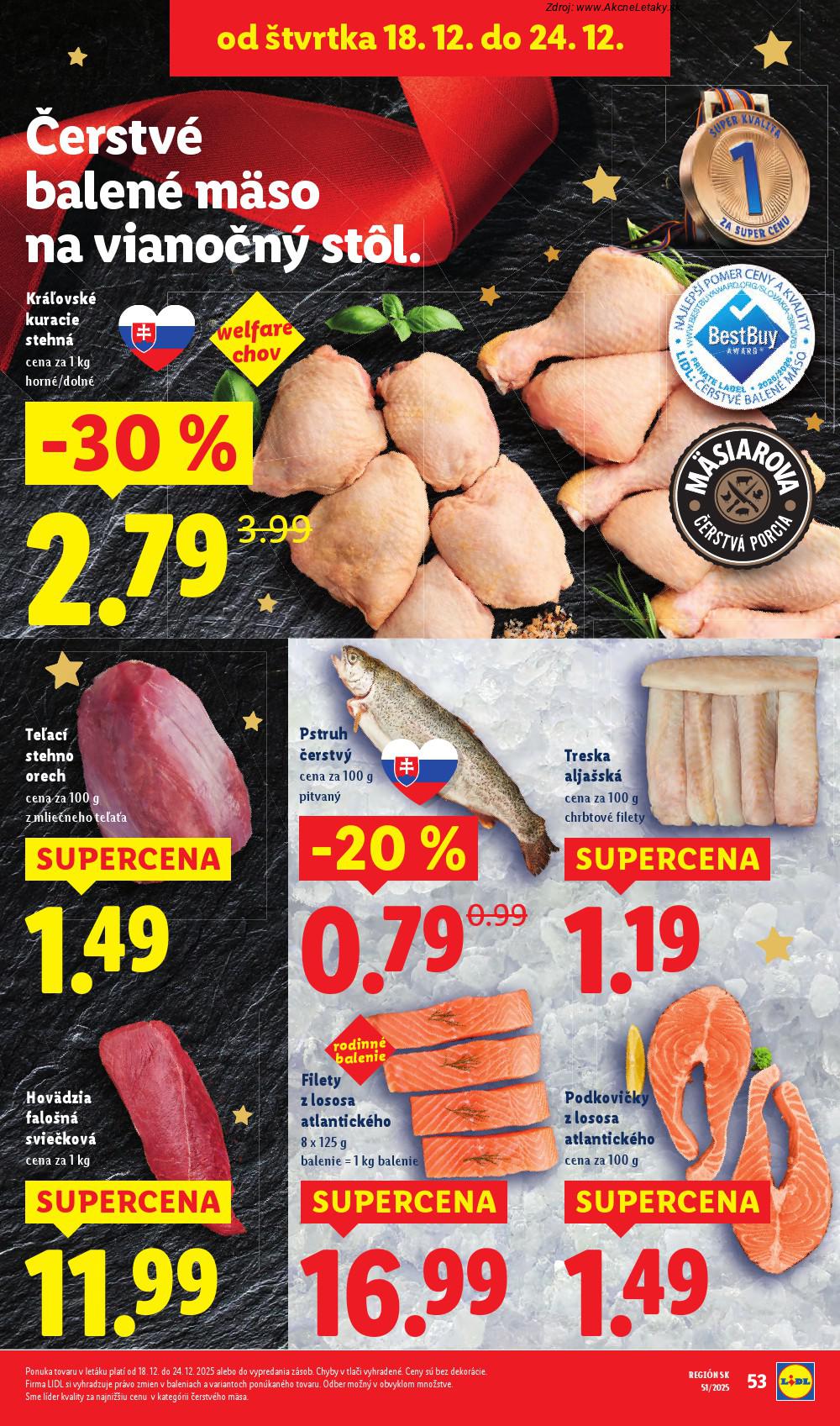 Leták Lidl (18. 12. - 24. 12. 2025) - strana 3 z 39