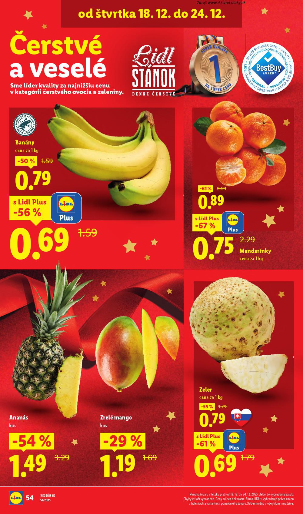 Leták Lidl (18. 12. - 24. 12. 2025) - strana 4 z 39