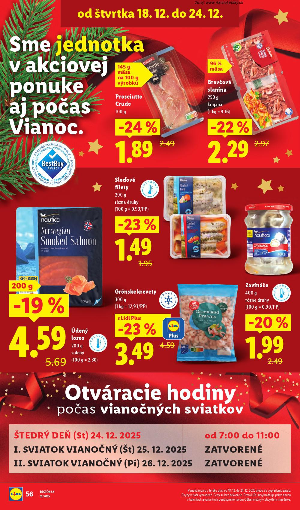 Leták Lidl (18. 12. - 24. 12. 2025) - strana 6 z 39