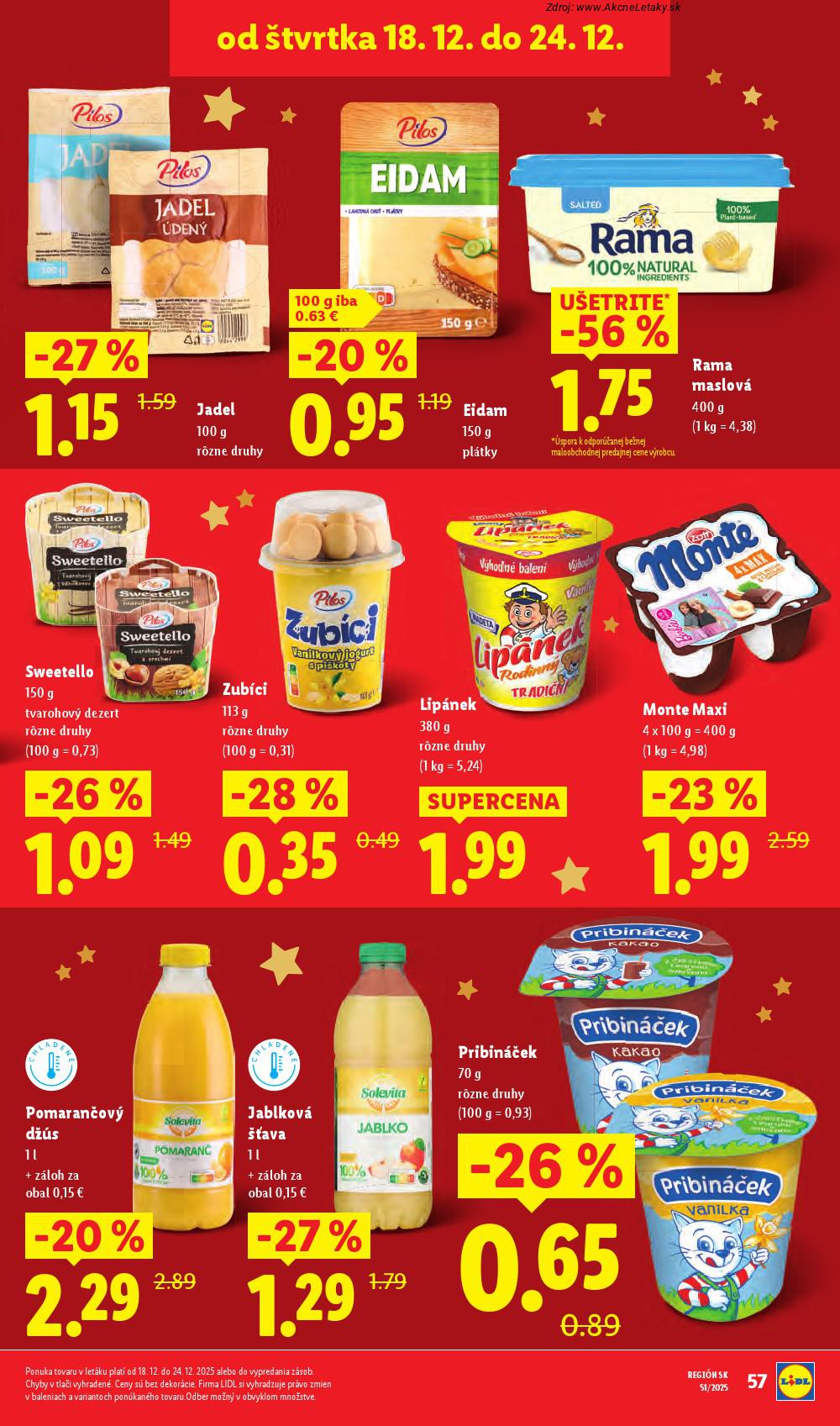 Leták Lidl (18. 12. - 24. 12. 2025) - strana 7 z 39