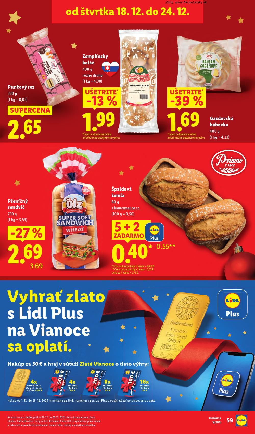 Leták Lidl (18. 12. - 24. 12. 2025) - strana 9 z 39