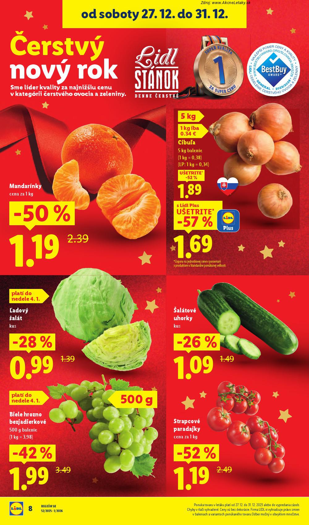 Leták Lidl (27. 12. - 31. 12. 2025) - strana 10 z 103