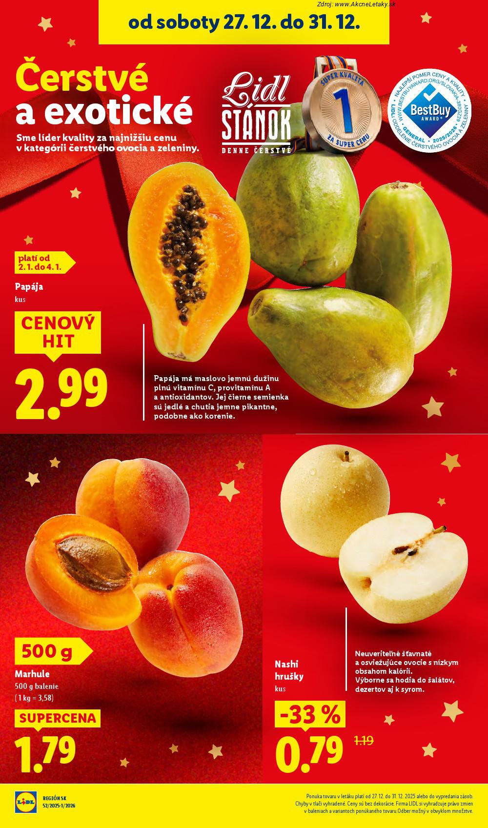 Leták Lidl (27. 12. - 31. 12. 2025) - strana 12 z 103