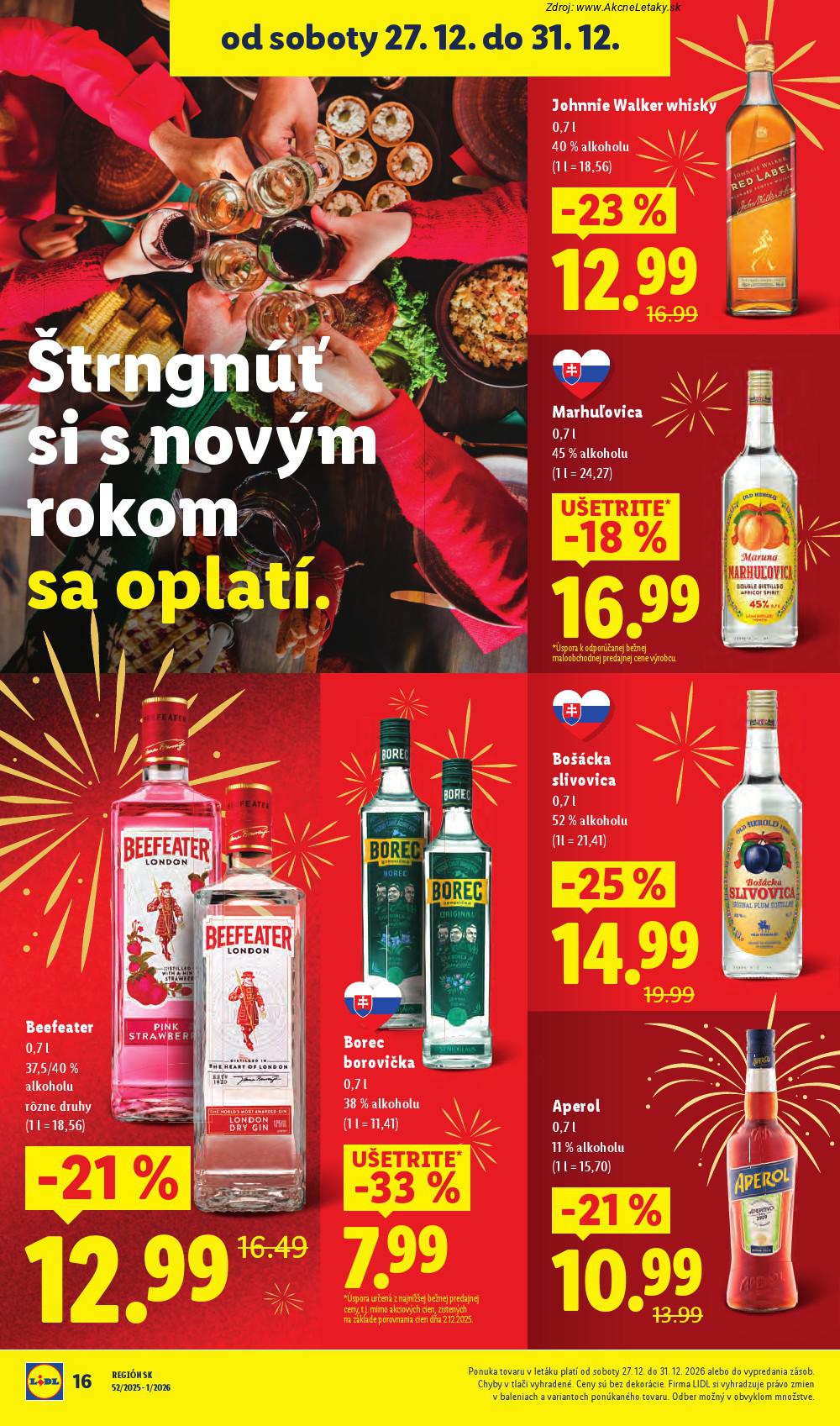 Leták Lidl (27. 12. - 31. 12. 2025) - strana 20 z 103