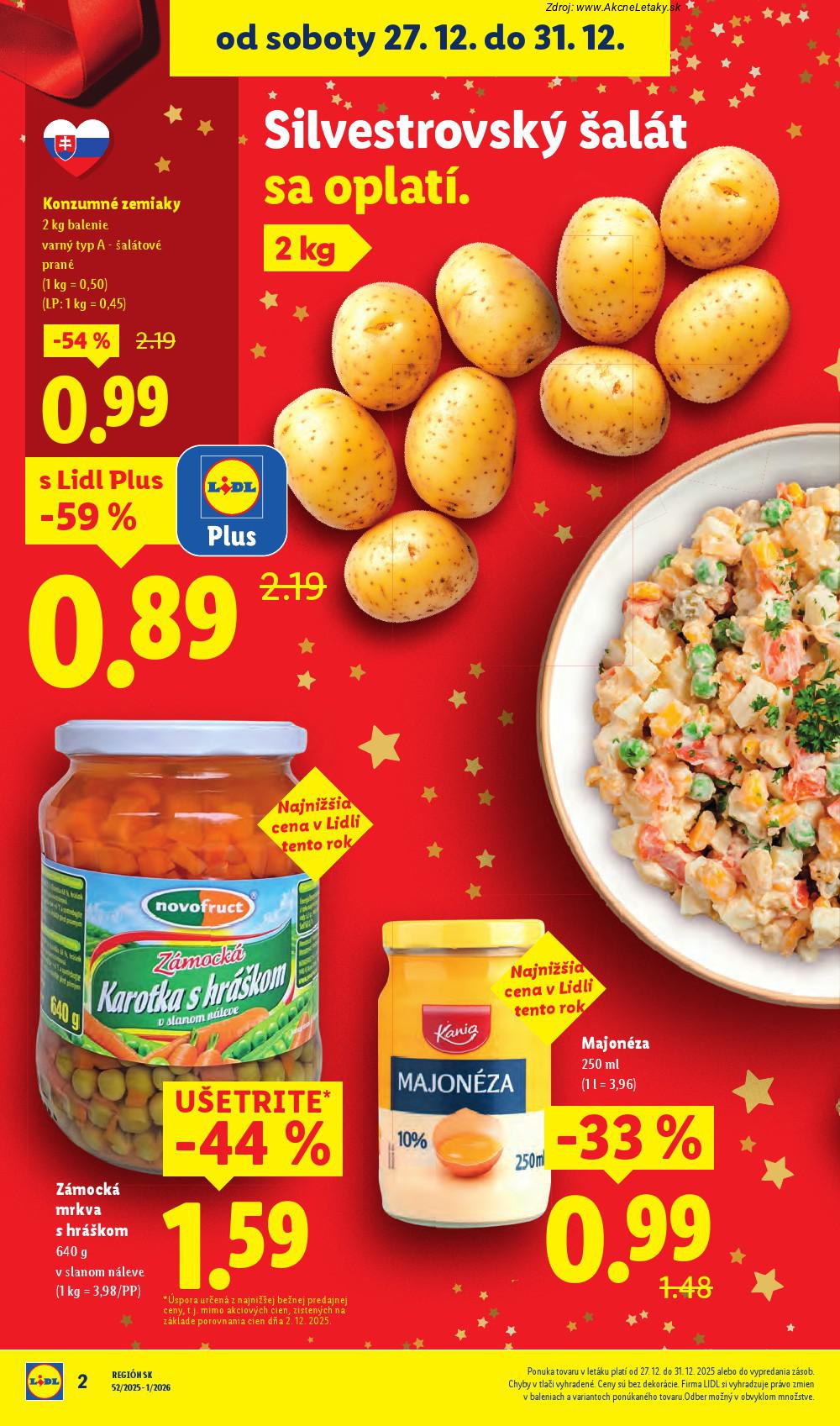 Leták Lidl (27. 12. - 31. 12. 2025) - strana 4 z 103
