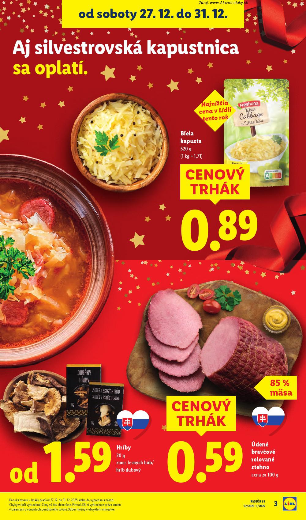 Leták Lidl (27. 12. - 31. 12. 2025) - strana 5 z 103