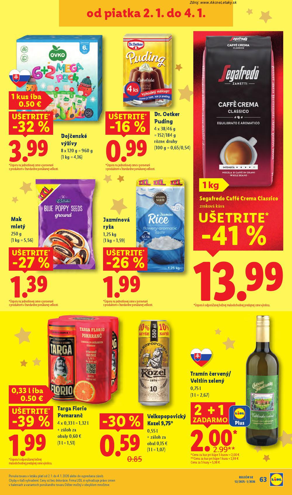 Leták Lidl (2. 1. - 4. 1. 2026) - strana 10 z 38