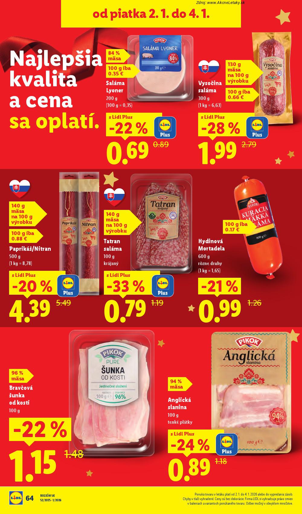 Leták Lidl (2. 1. - 4. 1. 2026) - strana 11 z 38