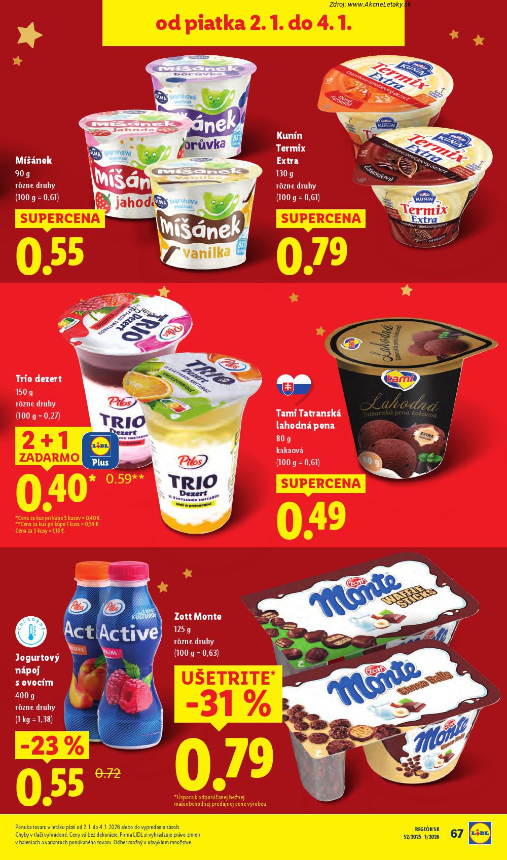 Leták Lidl (2. 1. - 4. 1. 2026) - strana 14 z 38