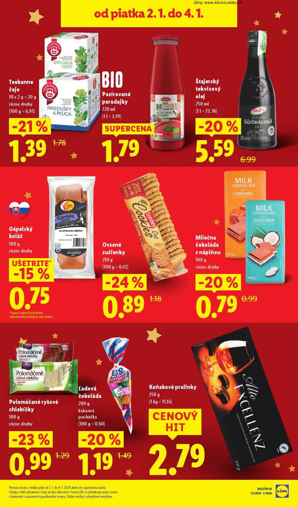 Leták Lidl (2. 1. - 4. 1. 2026) - strana 16 z 38