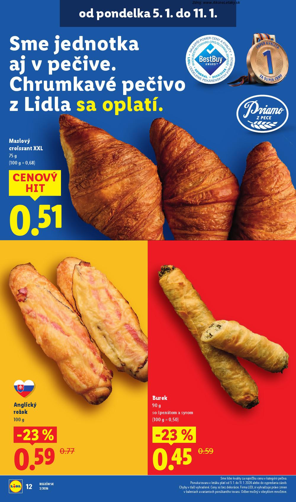 Leták Lidl (5. 1. - 11. 1. 2026) - strana 12 z 53