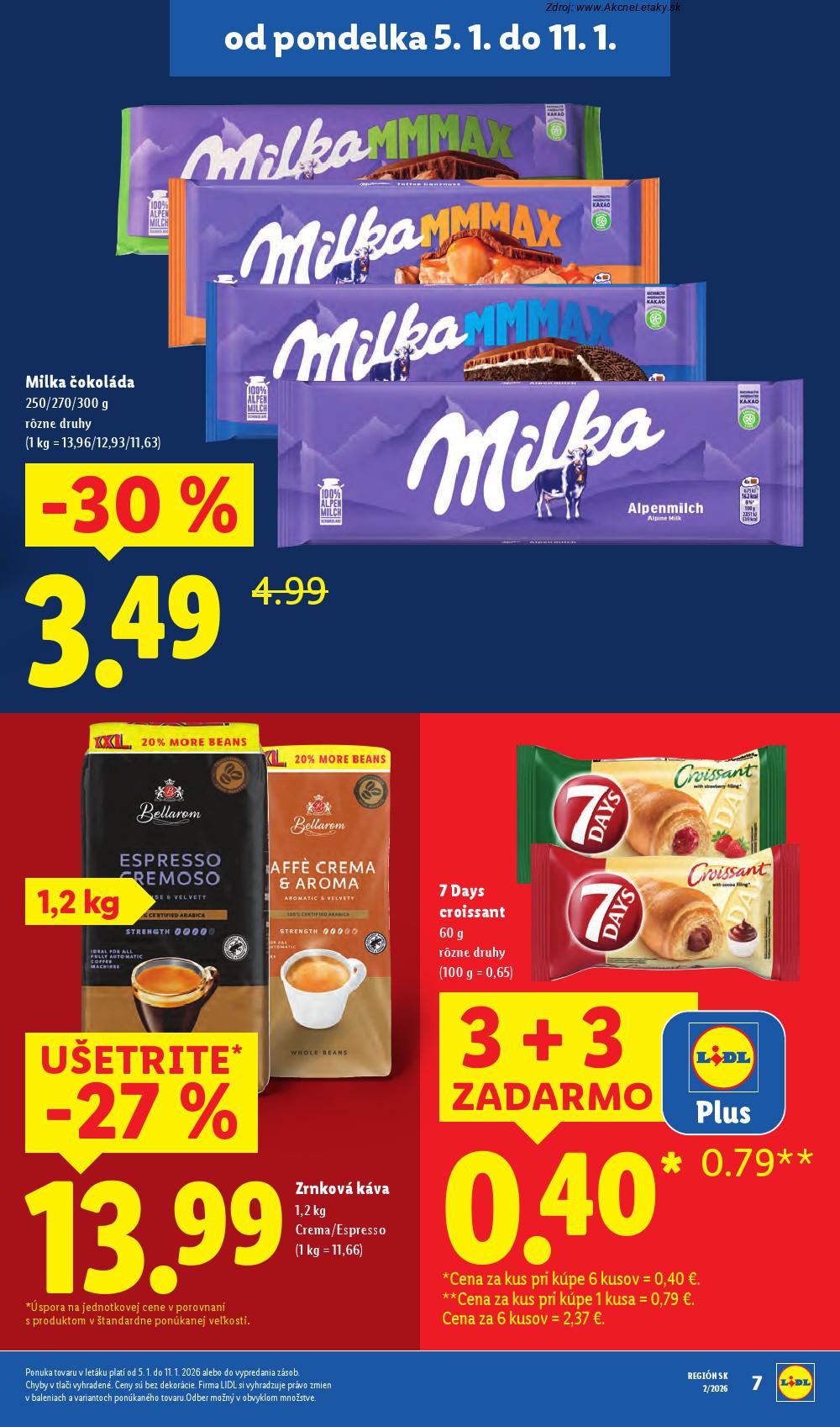 Leták Lidl (5. 1. - 11. 1. 2026) - strana 7 z 53