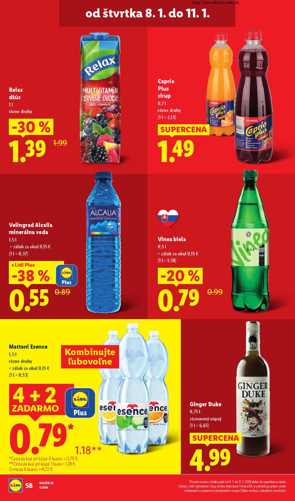 Leták Lidl (8. 1. - 11. 1. 2026) - strana 15 z 34