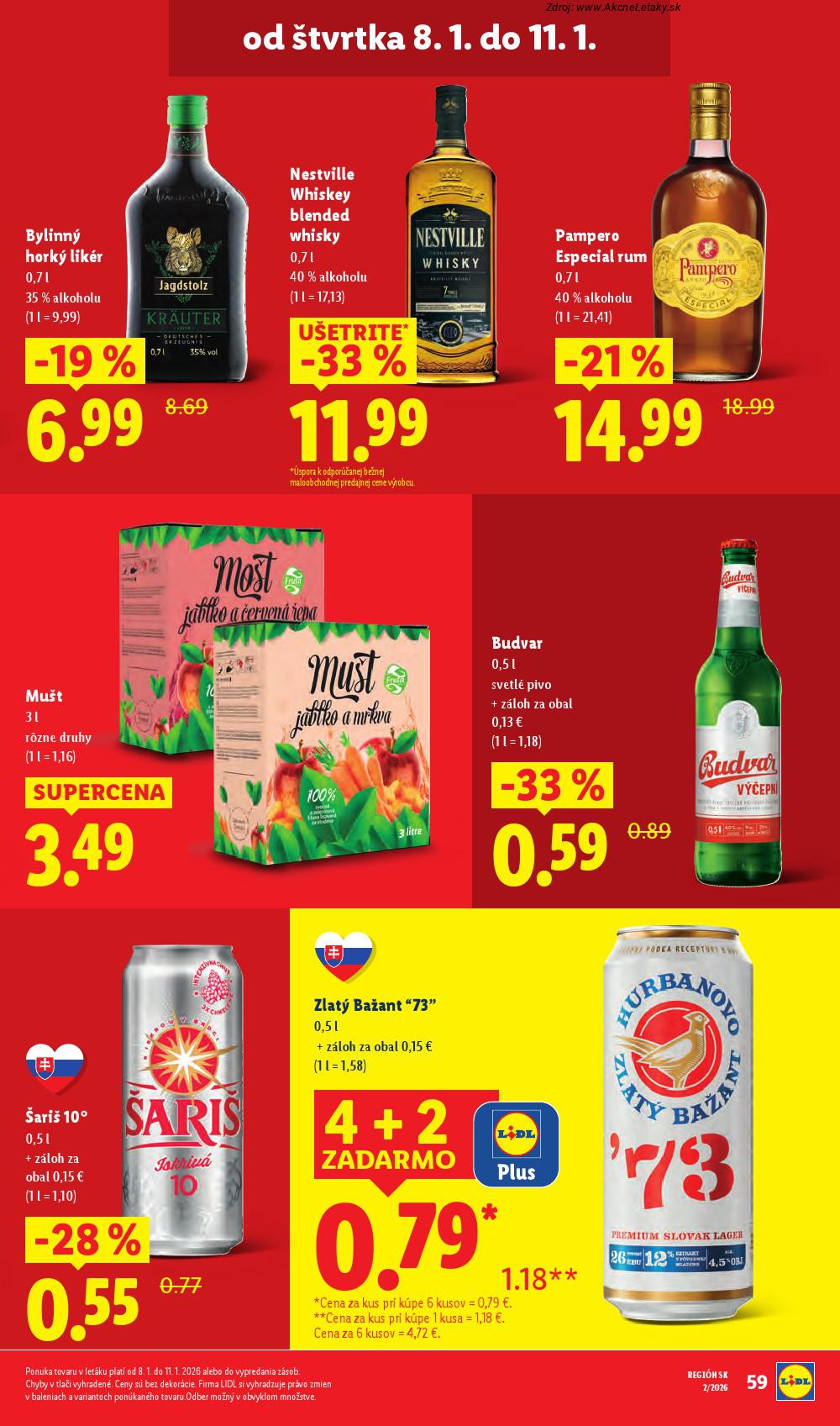Leták Lidl (8. 1. - 11. 1. 2026) - strana 16 z 34