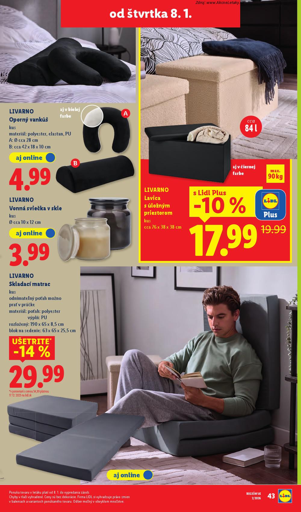 Leták Lidl (8. 1. - 11. 1. 2026) - strana 19 z 34