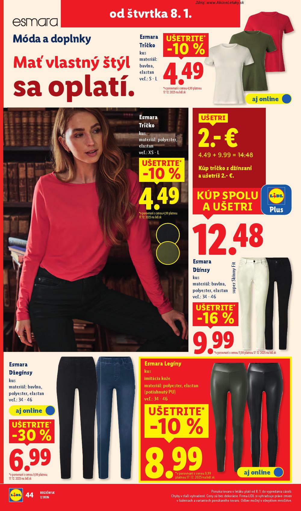 Leták Lidl (8. 1. - 11. 1. 2026) - strana 20 z 34