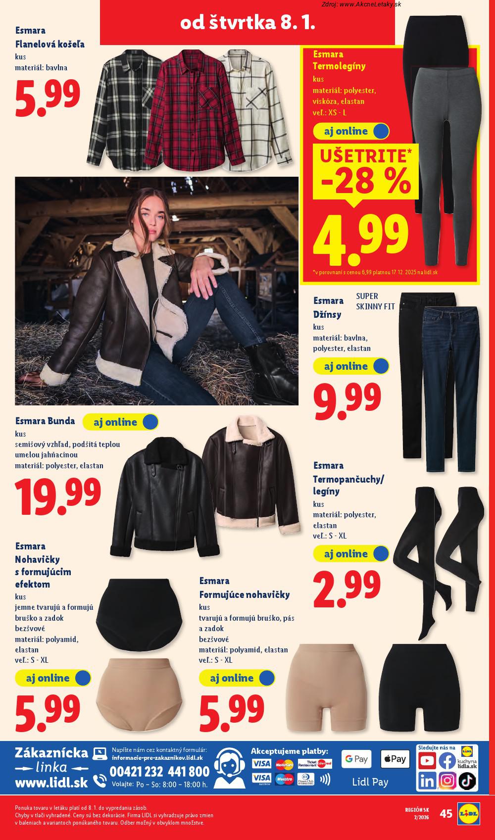 Leták Lidl (8. 1. - 11. 1. 2026) - strana 21 z 34