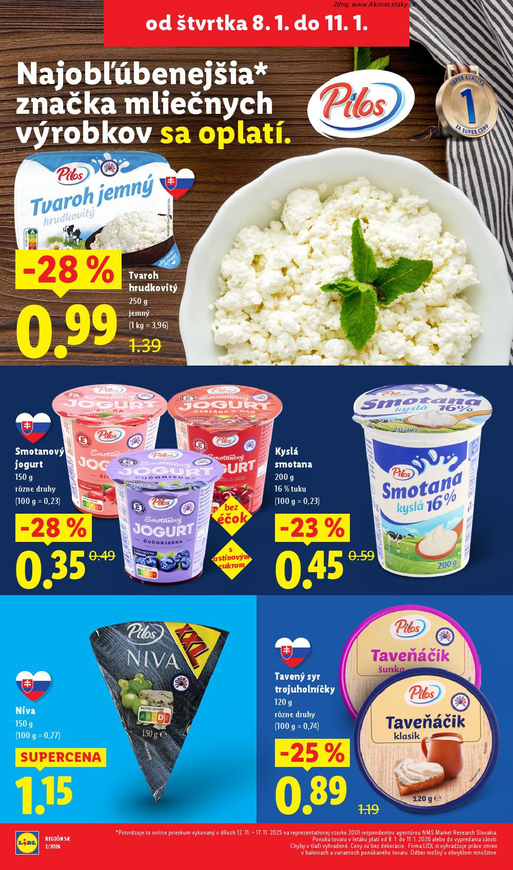 Leták Lidl (8. 1. - 11. 1. 2026) - strana 3 z 34