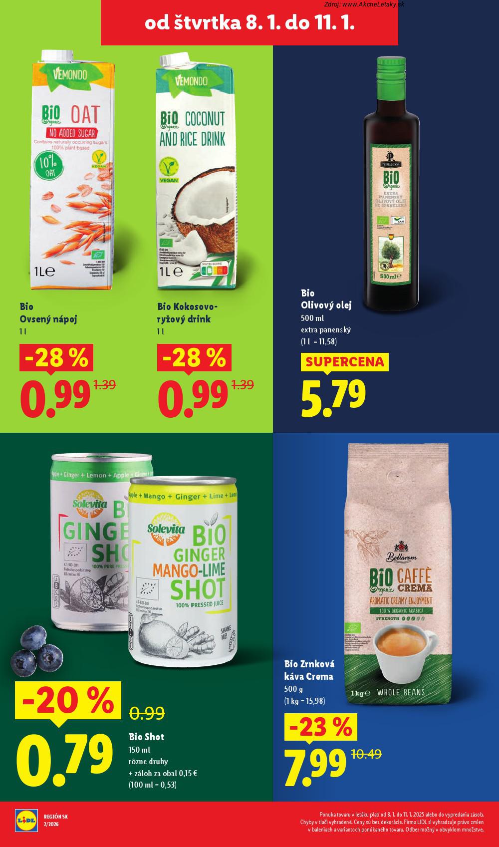 Leták Lidl (8. 1. - 11. 1. 2026) - strana 6 z 34