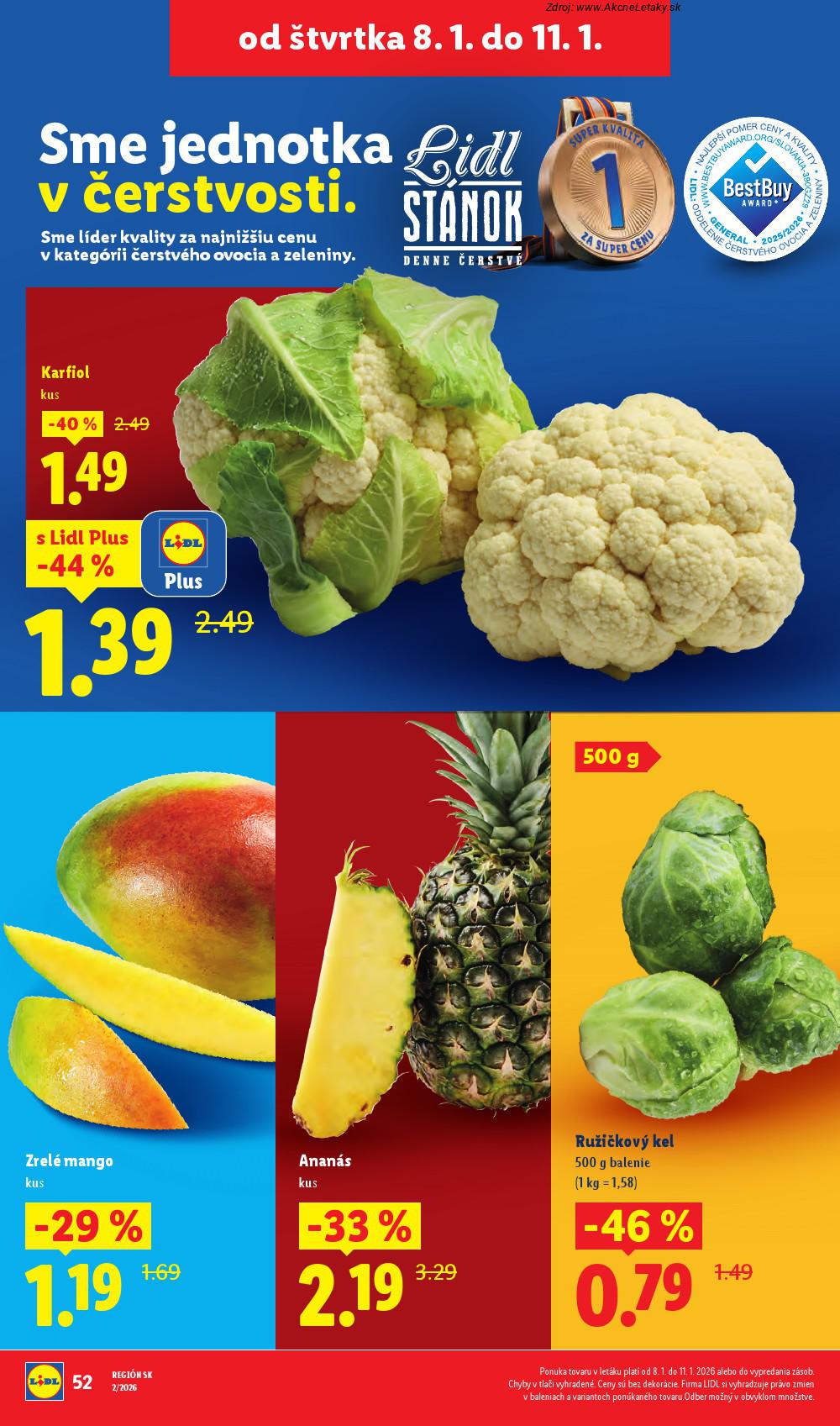 Leták Lidl (8. 1. - 11. 1. 2026) - strana 9 z 34