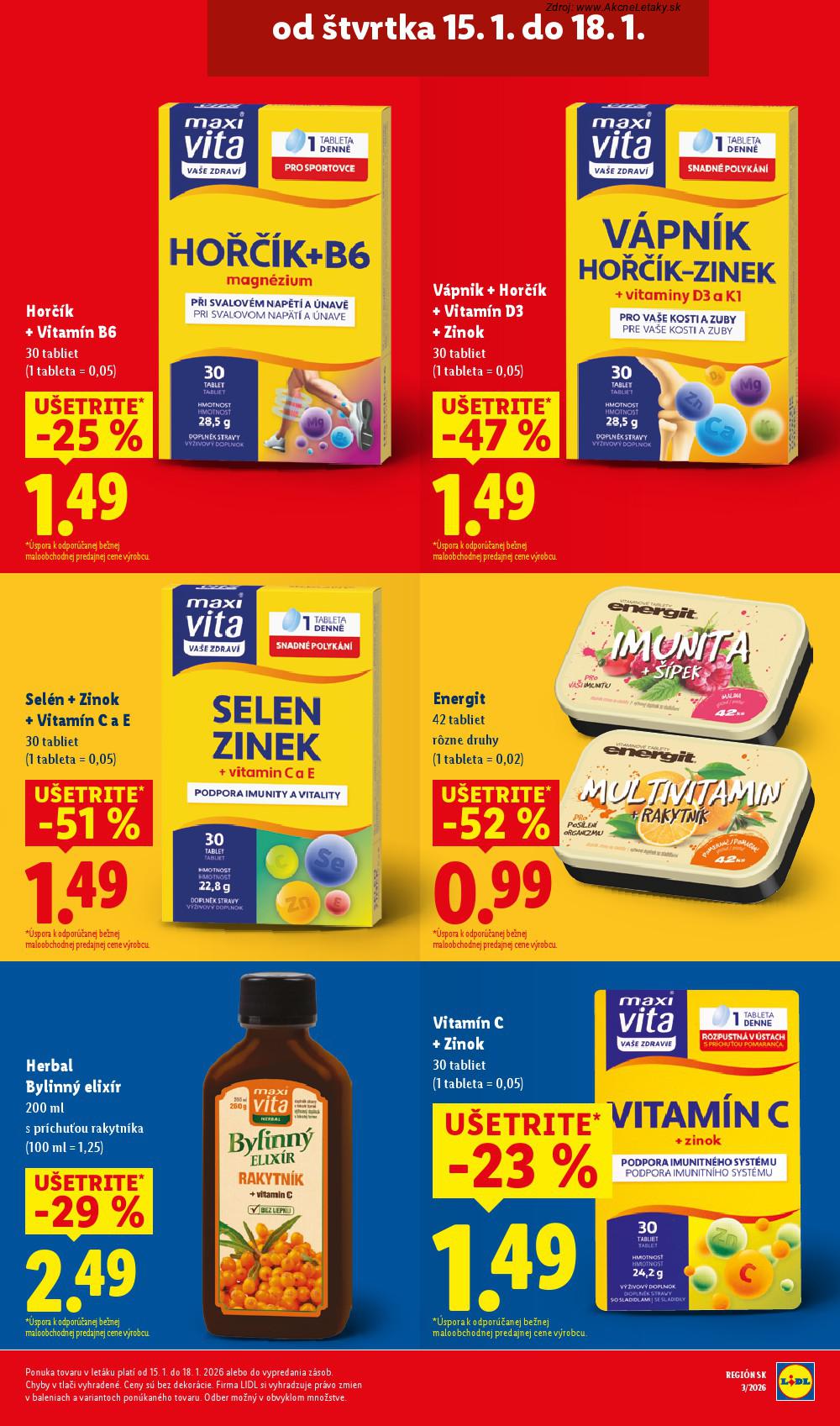 Leták Lidl (15. 1. - 18. 1. 2026) - strana 21 z 36
