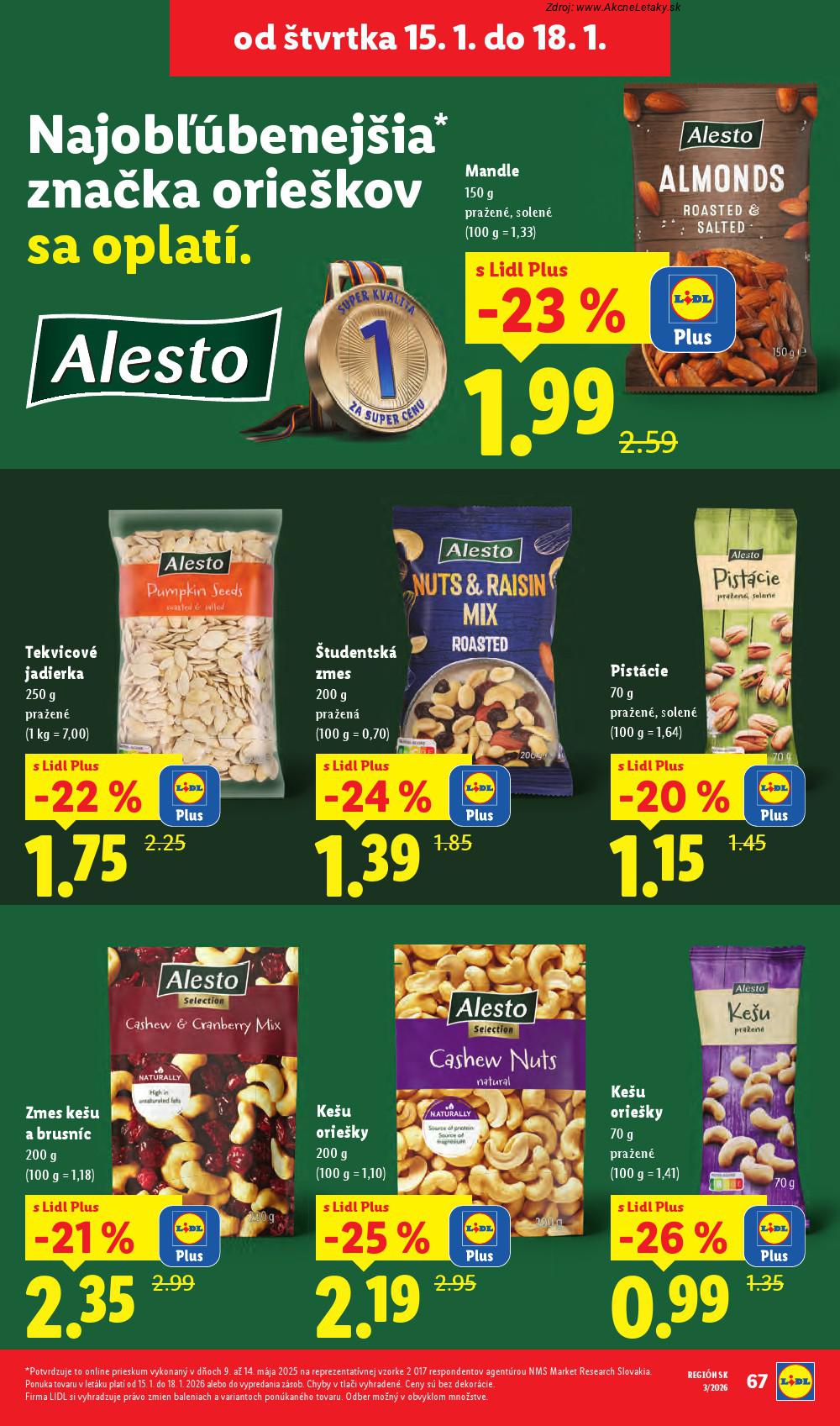 Leták Lidl (15. 1. - 18. 1. 2026) - strana 22 z 36