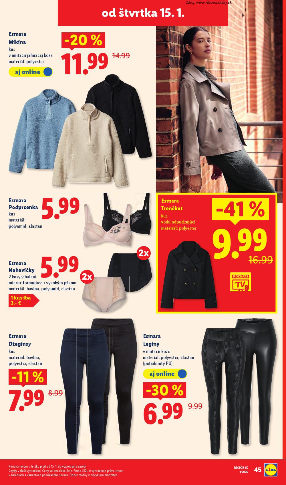 Leták Lidl (15. 1. - 18. 1. 2026) - strana 25 z 36