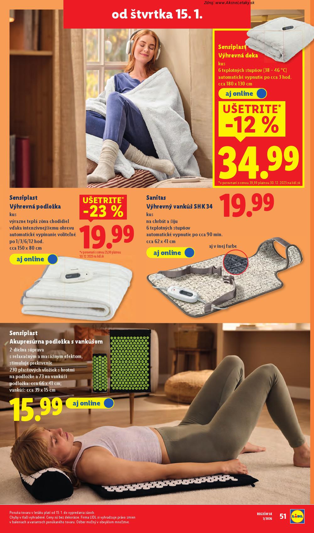 Leták Lidl (15. 1. - 18. 1. 2026) - strana 31 z 36