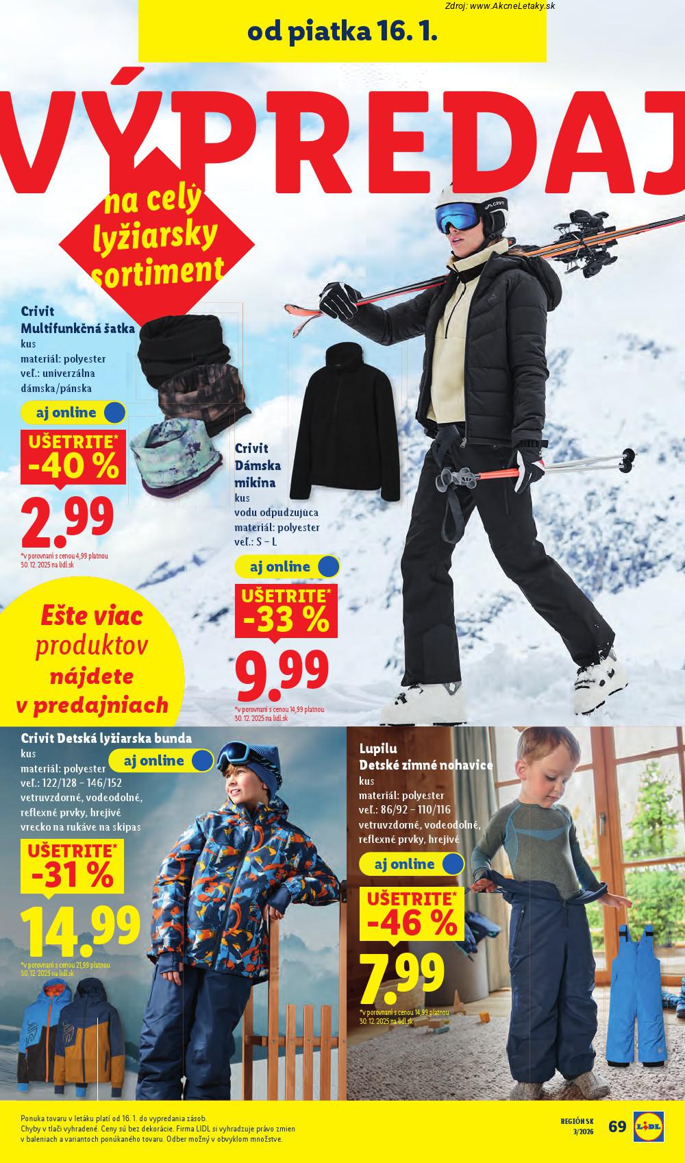 Leták Lidl (15. 1. - 18. 1. 2026) - strana 33 z 36