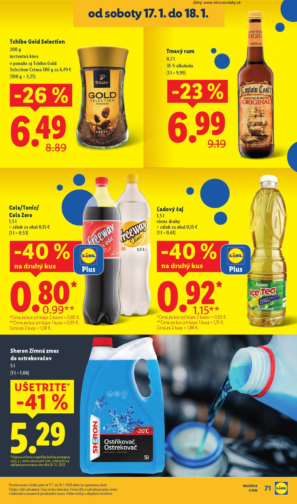 Leták Lidl (15. 1. - 18. 1. 2026) - strana 35 z 36