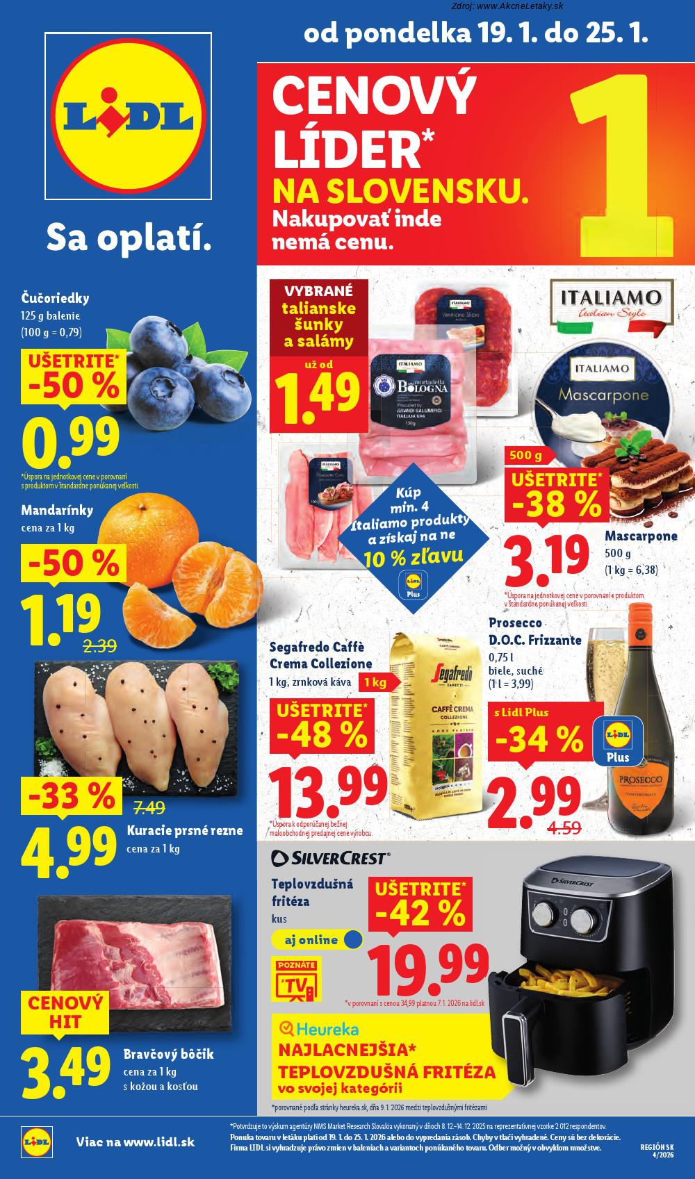 Leták Lidl - strana 1