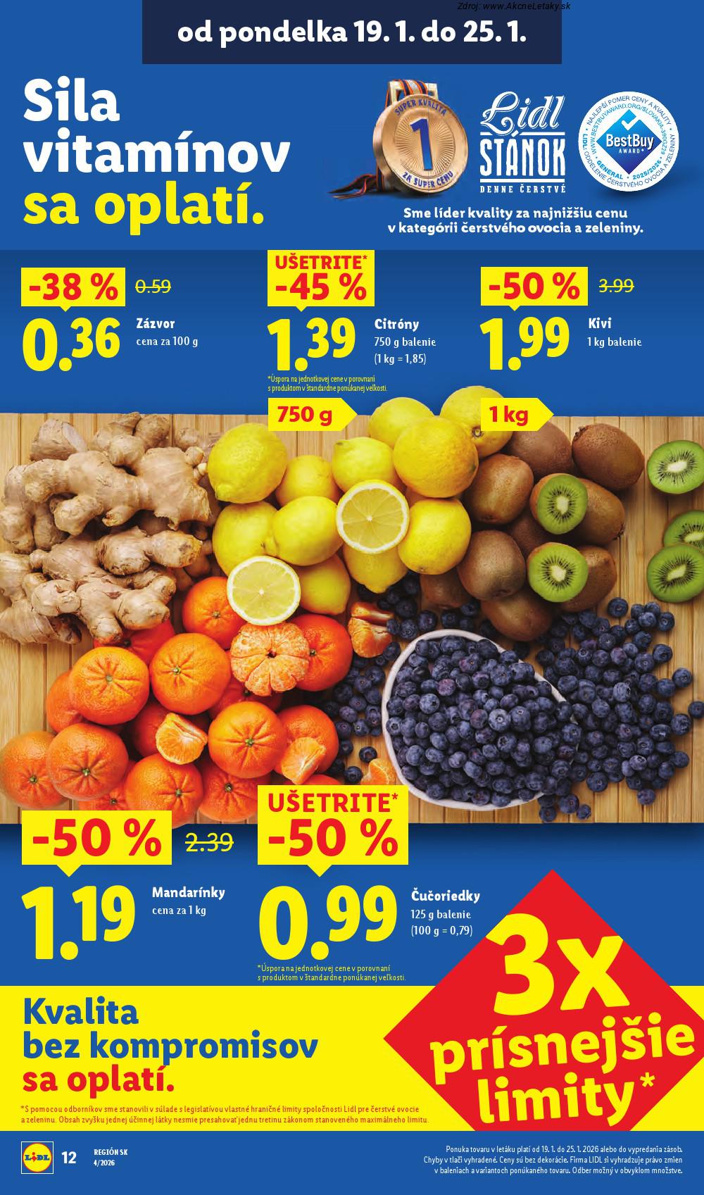 Leták Lidl (19. 1. - 25. 1. 2026) - strana 12 z 94