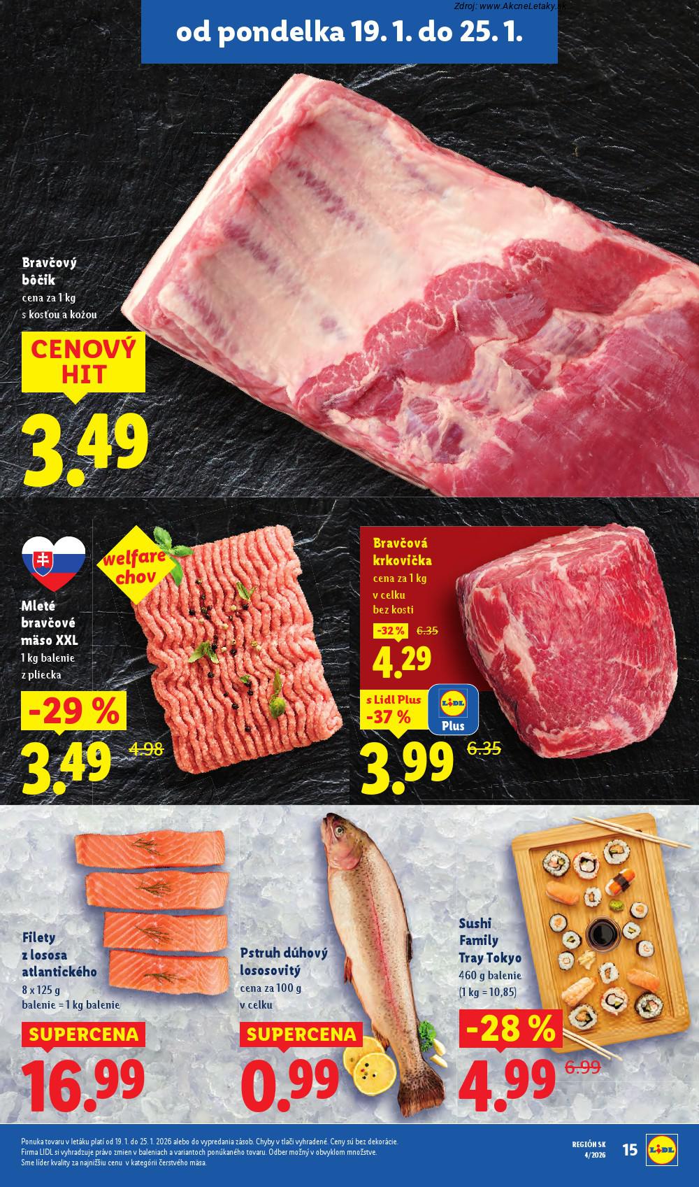 Leták Lidl (19. 1. - 25. 1. 2026) - strana 19 z 94