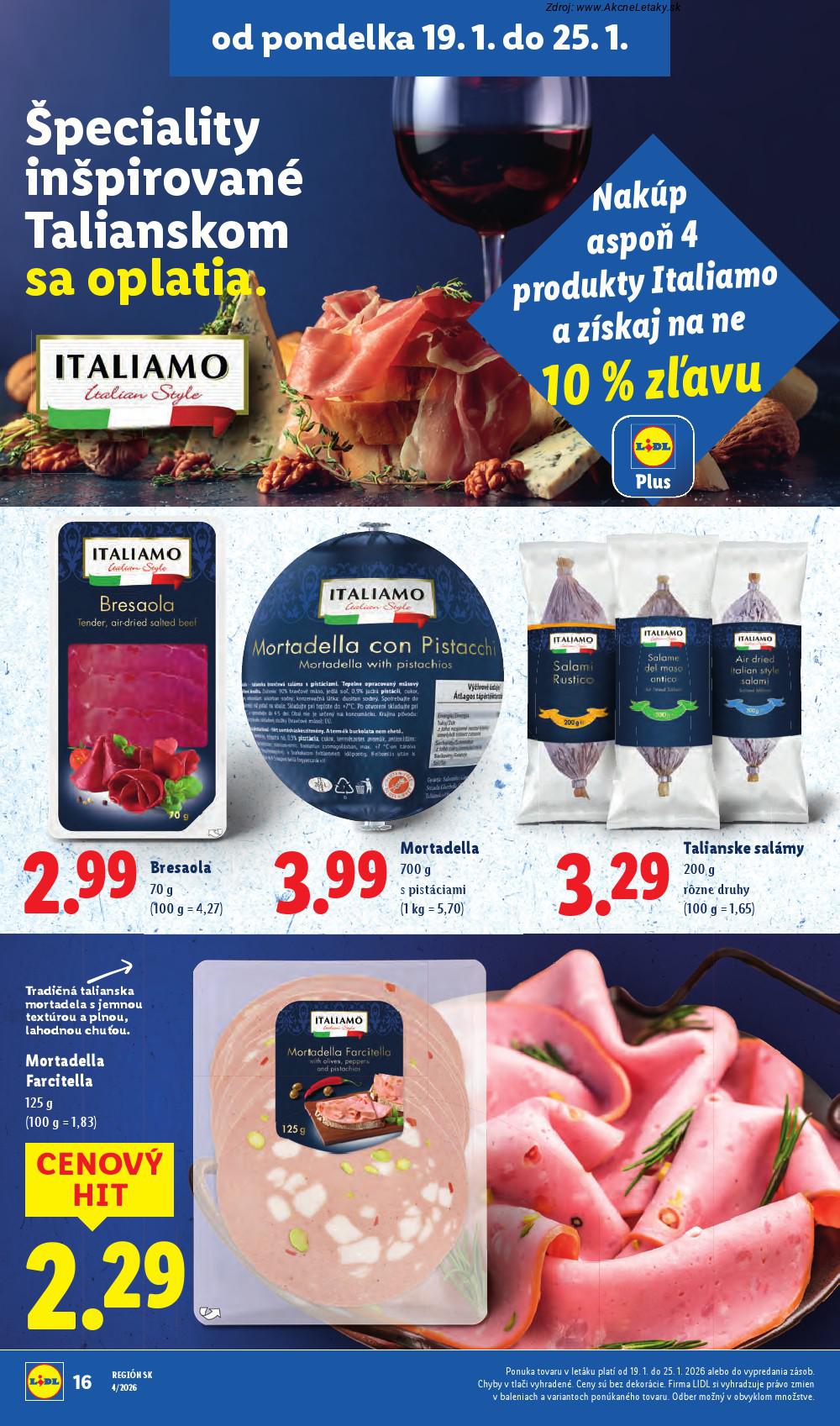 Leták Lidl (19. 1. - 25. 1. 2026) - strana 20 z 94