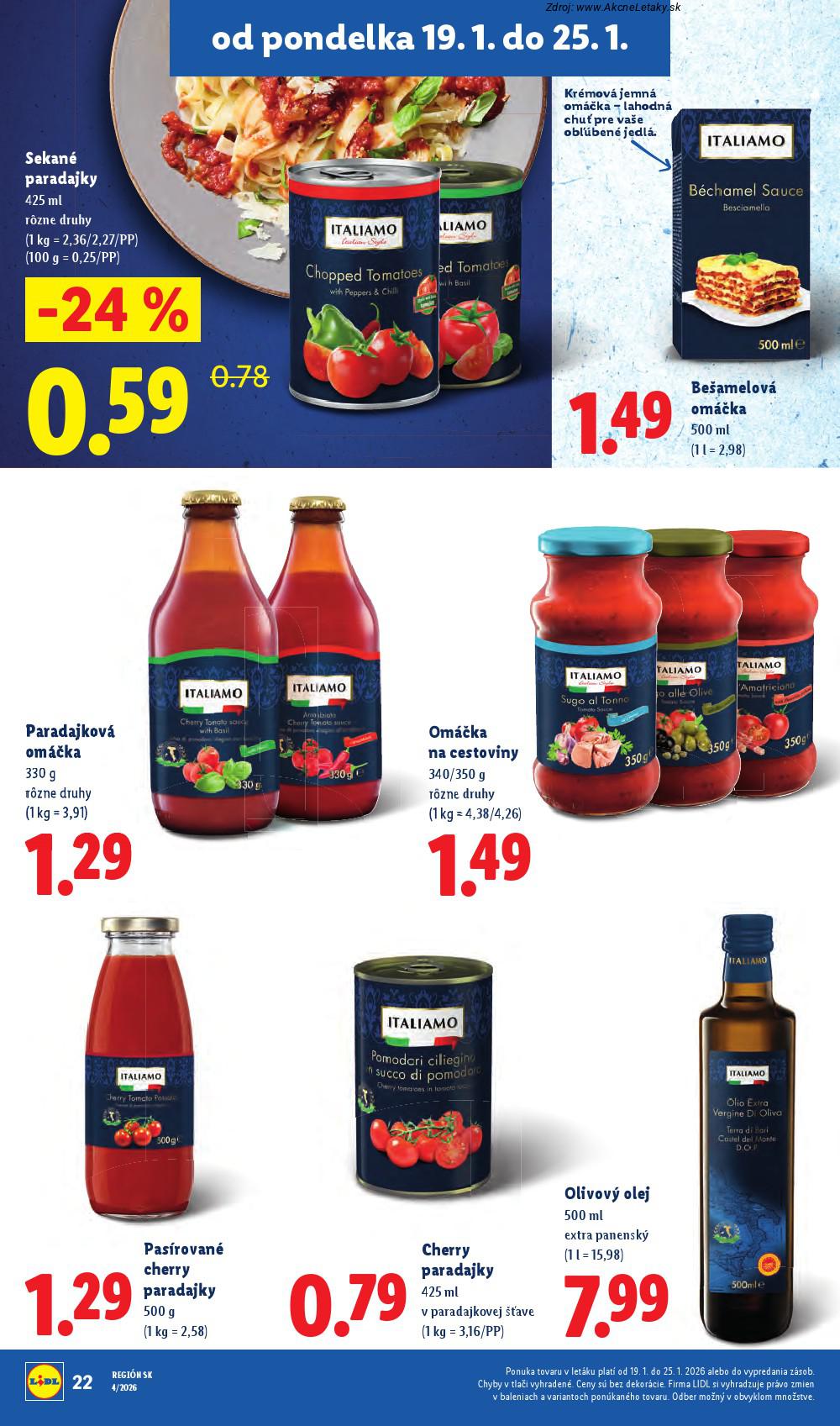 Leták Lidl (19. 1. - 25. 1. 2026) - strana 26 z 94