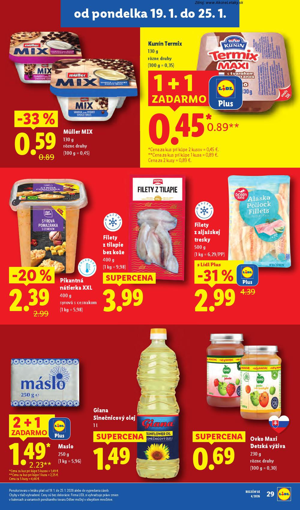 Leták Lidl (19. 1. - 25. 1. 2026) - strana 33 z 94