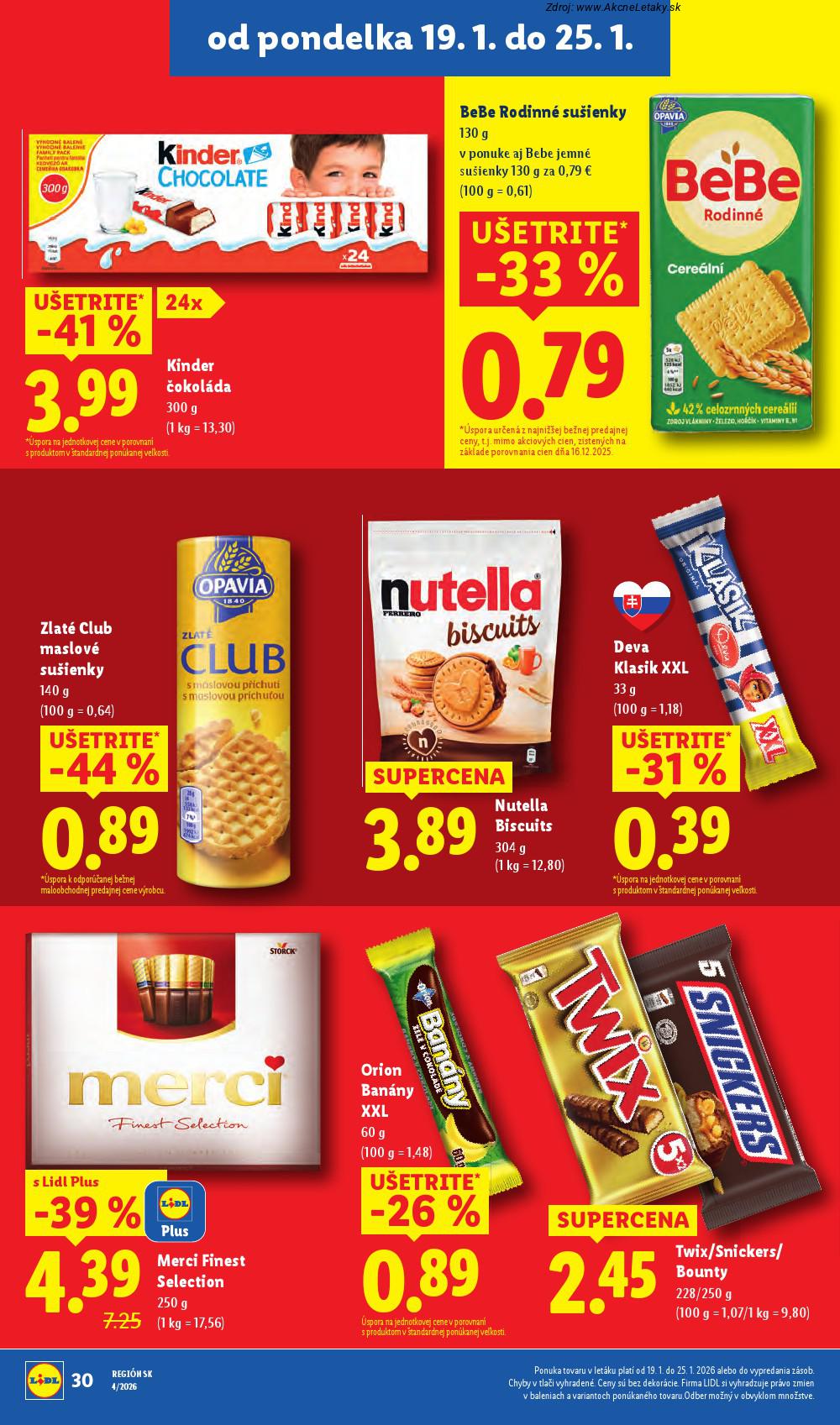 Leták Lidl (19. 1. - 25. 1. 2026) - strana 34 z 94