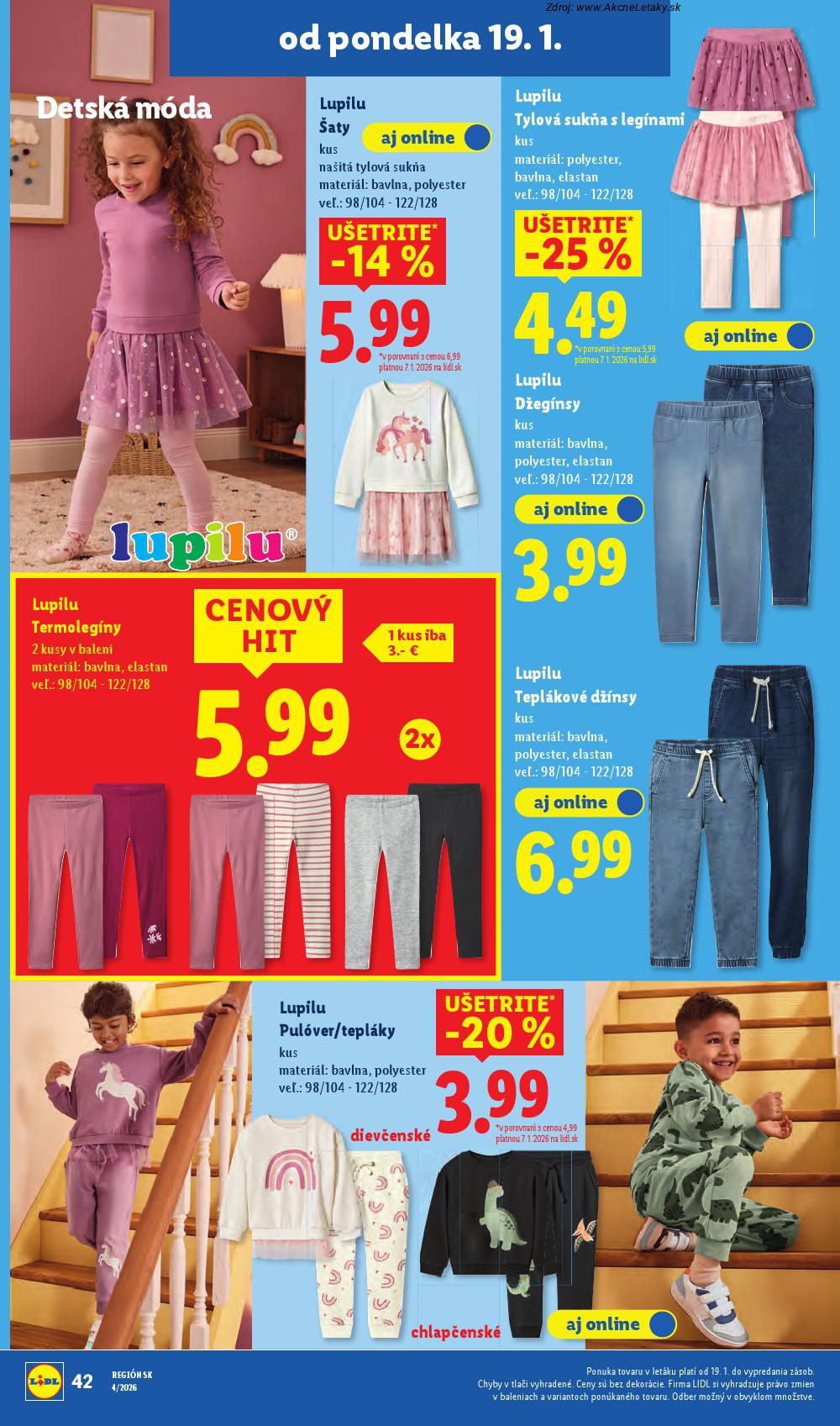 Leták Lidl (19. 1. - 25. 1. 2026) - strana 56 z 94